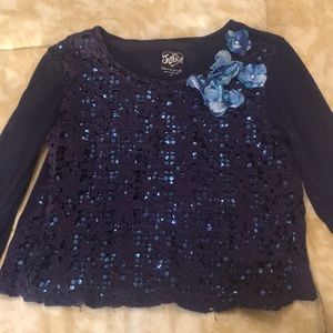 Blue sequin shirt from justice